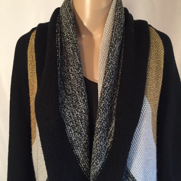 Charter Club Shawl Collar Open Front Sweater - Picture 2 of 7